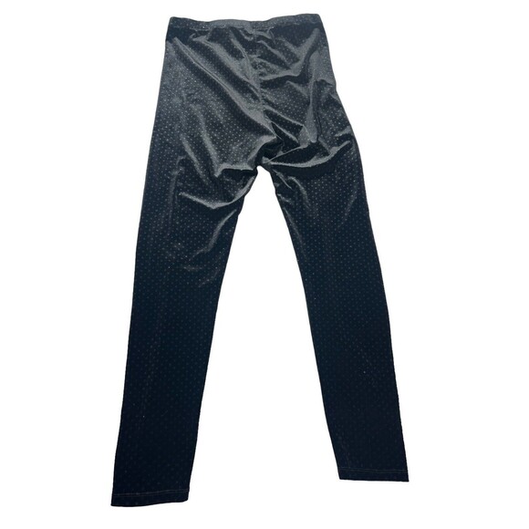 JW Los Angeles Johnny Was Black Velour Pants Women Medium Pull On - Picture 2 of 6